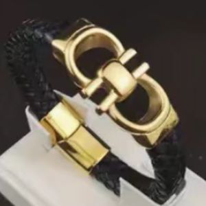 Leather & Stainless Steel Bracelet